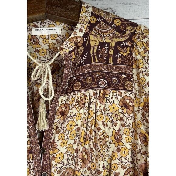 Spell & The Gypsy Collective Sundown Romper – Spice – Size Small 🌞🐪- NWOT - Picture 13 of 16